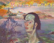 Haga click para ver la imagen ampliada 1921_03_self-portrait with the neck of raphael circa 1921.jpg